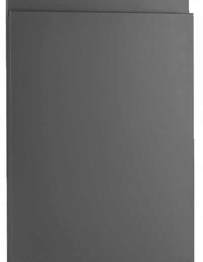 Puerta con uñero Bérgamo Antracita Seda