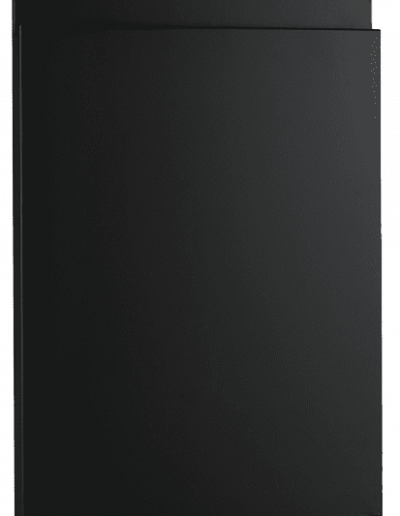 Puerta con uñero Bérgamo Rovere Negro Seda