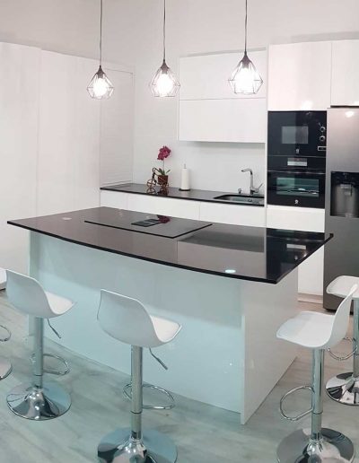 Ambiente con puerta Bérgamo Blanco Mate