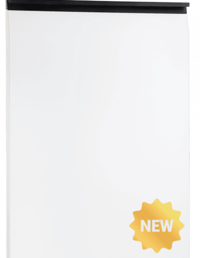 Puerta con uñero negro Monza Blanco Mate