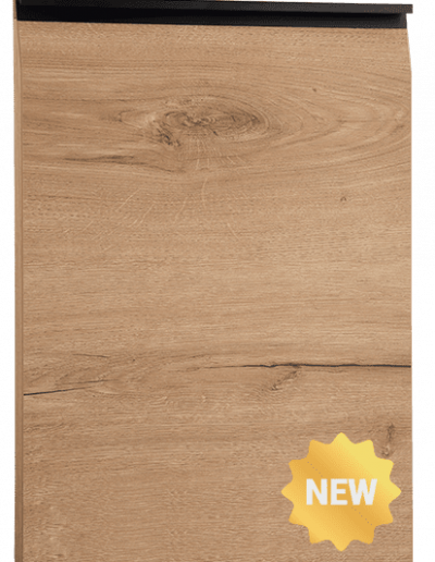 Puerta con uñero negro Monza Rovere Natural