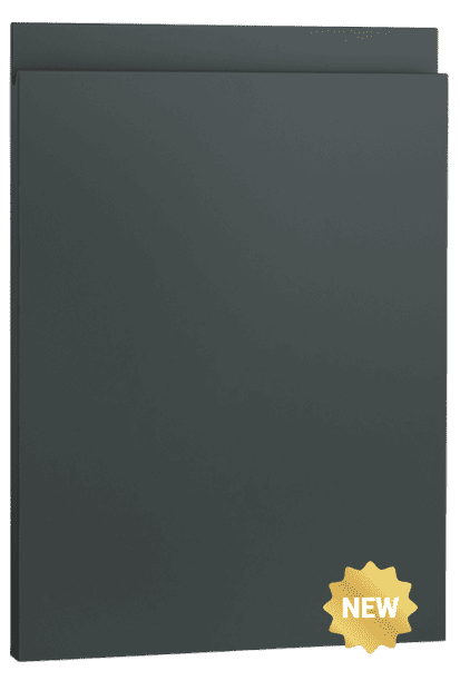 Puerta con uñero Bérgamo Verde Opaco